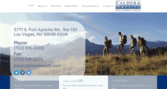 Desktop Screenshot of calderawealth.com